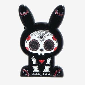 Jack rabbit Skelanimals GID pin